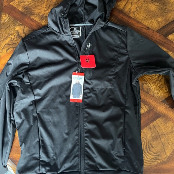 Mondetta Outdoor Project Jacket for Men, Black, Size M - Picture 1 of 2